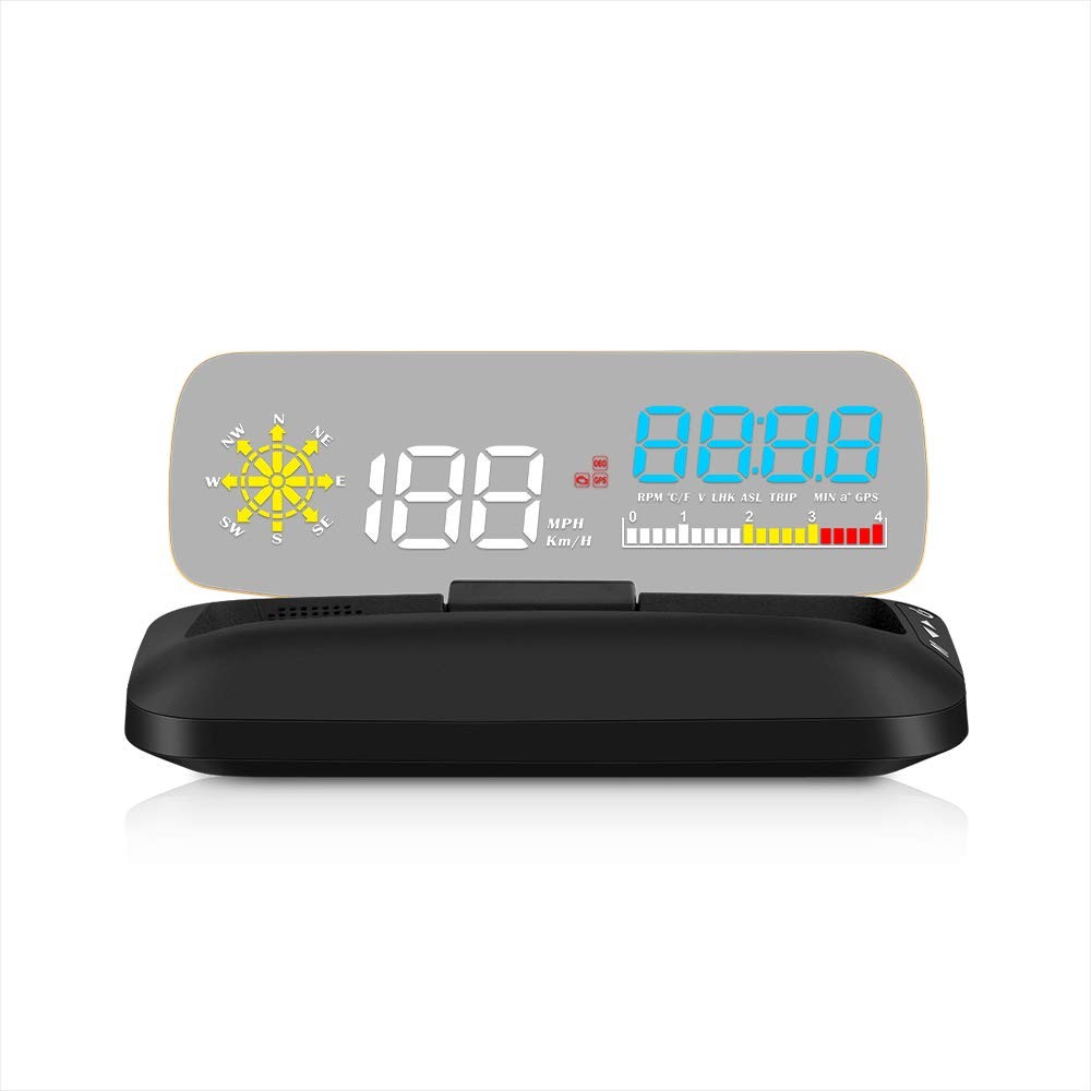 Car HUD OBD2 Gauge,Head up Display for Car,Digital Speedometer for Car