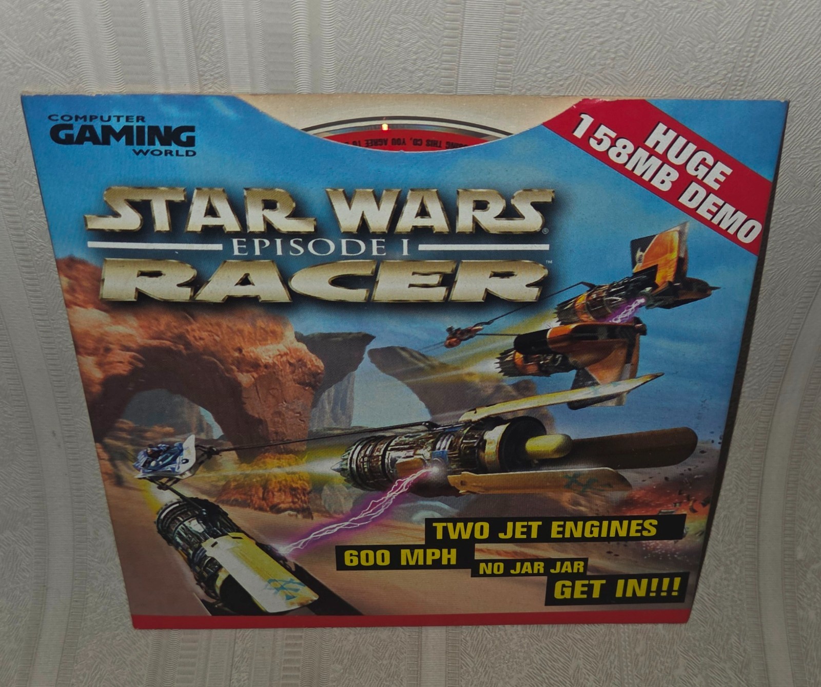 Star Wars Episode I Racer Demo (PC CD-ROM, Windows 95/98) Rare