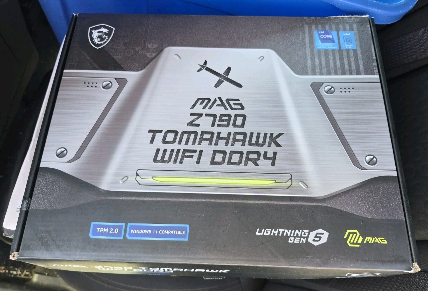 MSI MAG Z790 TOMAHAWK WIFI DDR4 Motherboard, Tested Works, No Antennas