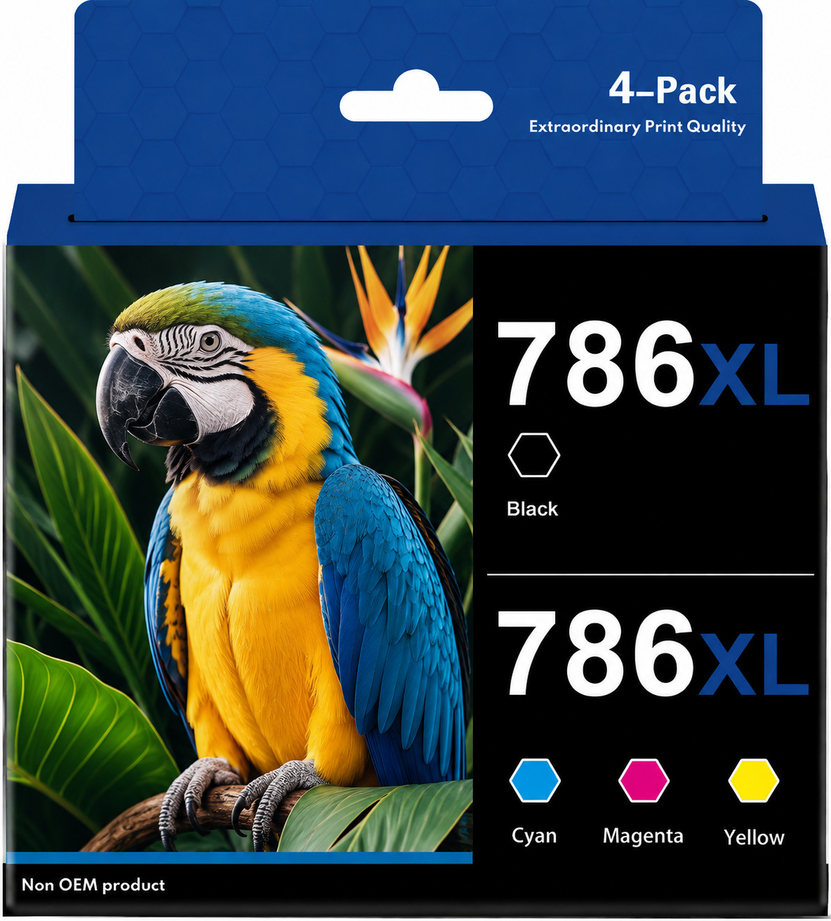 4PK 786XL Compatible Ink For Epson WorkForce Pro WF-4630 WF-4640 WF-5190 WF-5620