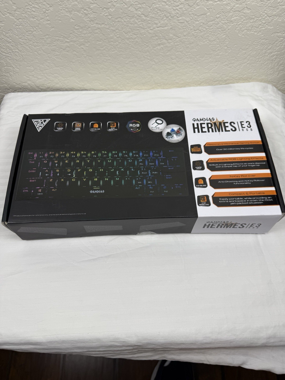 Gambian Hermes E3 RGB Mechanical Gaming Keyboard Compact