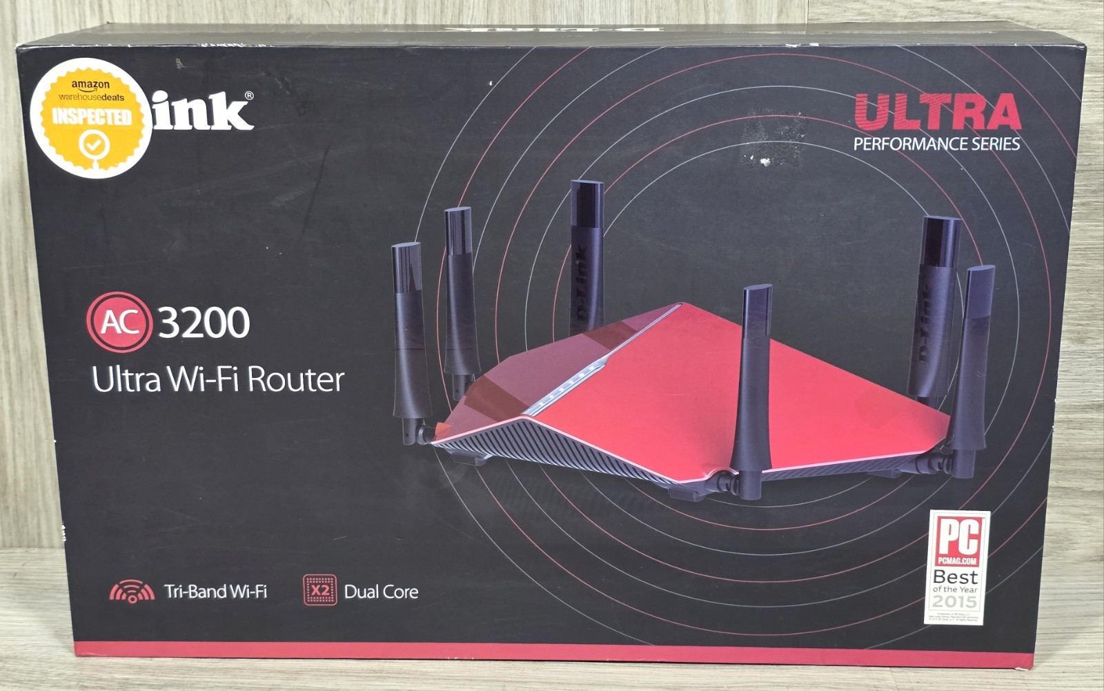 D-Link AC3200 Ultra Tri-Band Wi-Fi Router 6 High Performance 