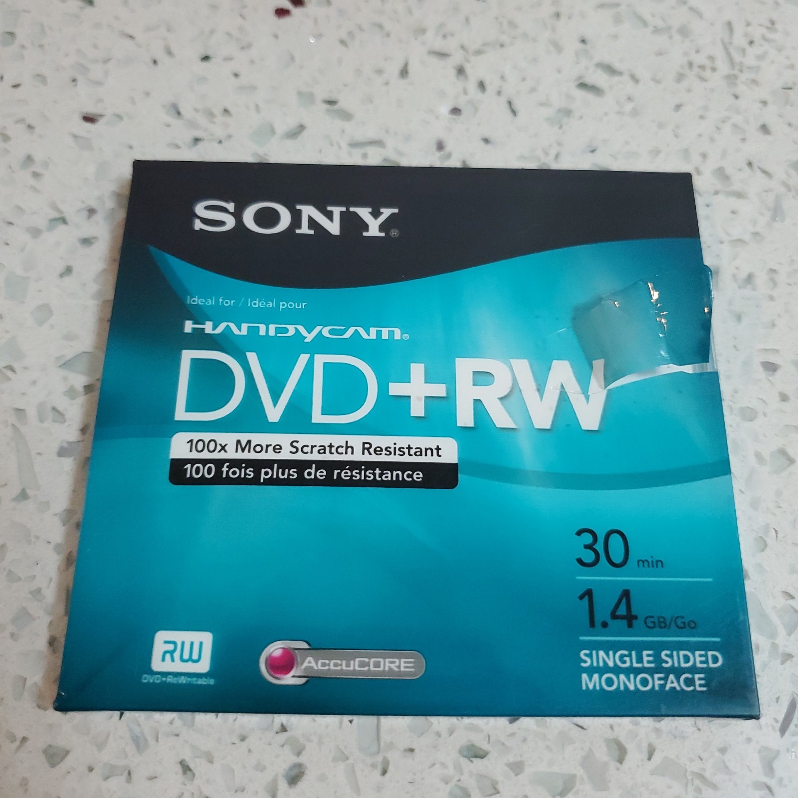 Sony HandyCam DVD+RW 30 Min 1.4 GB Single-Sided Video Disc | New Sealed