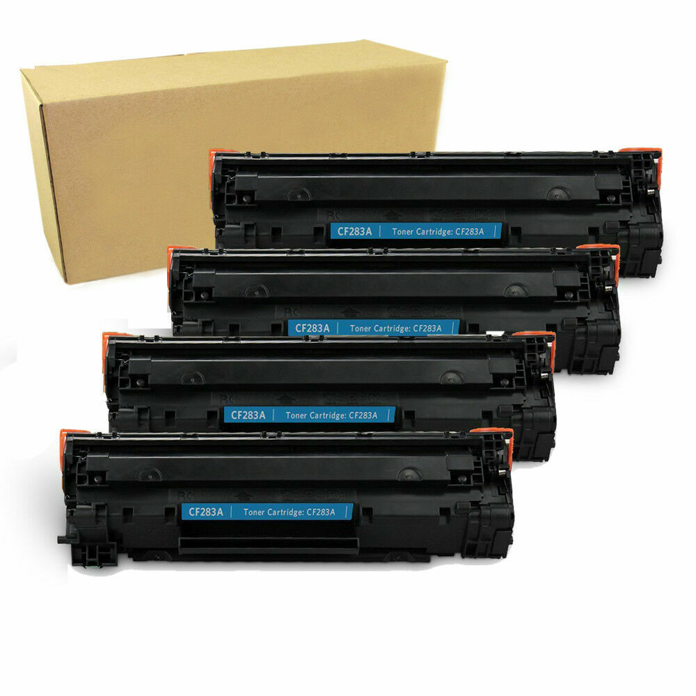 4PK CF283A Toner Compatible For HP LaserJet Pro M127fn M127fw M125nw MFP 83A