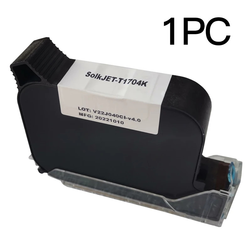 12.7mm Solvent Ink Cartridge A Level 1/3/5Pcs multiple colour High Adhesion Quic