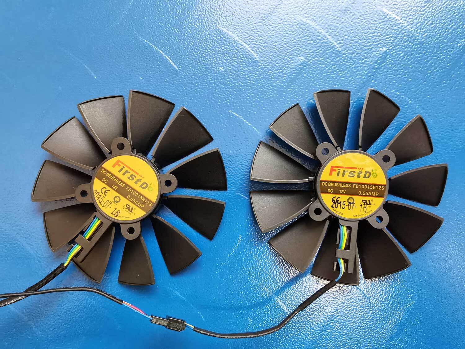 95MM  FD10015H12S FD9015U12S 5Pin Fan For ASUS STRIX GTX 970 980 780 TI R9 380