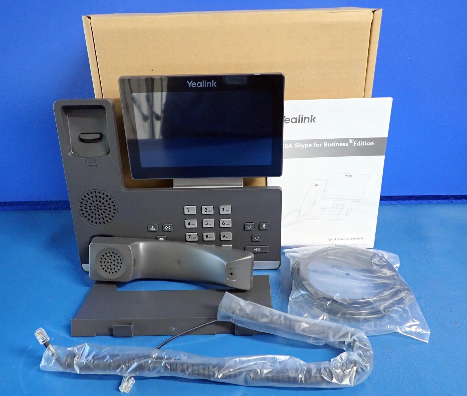 U89710 YEALINK SIPT58A VoIP Office  Microsoft Edition   SIPT58A    Open  G1N