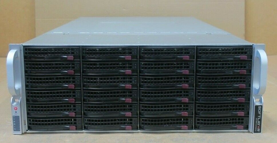 Supermicro SuperChassis CSE-848 4x8C E5-4650 256GB Ram X9QRI-F+ 24-Bay 4U Server