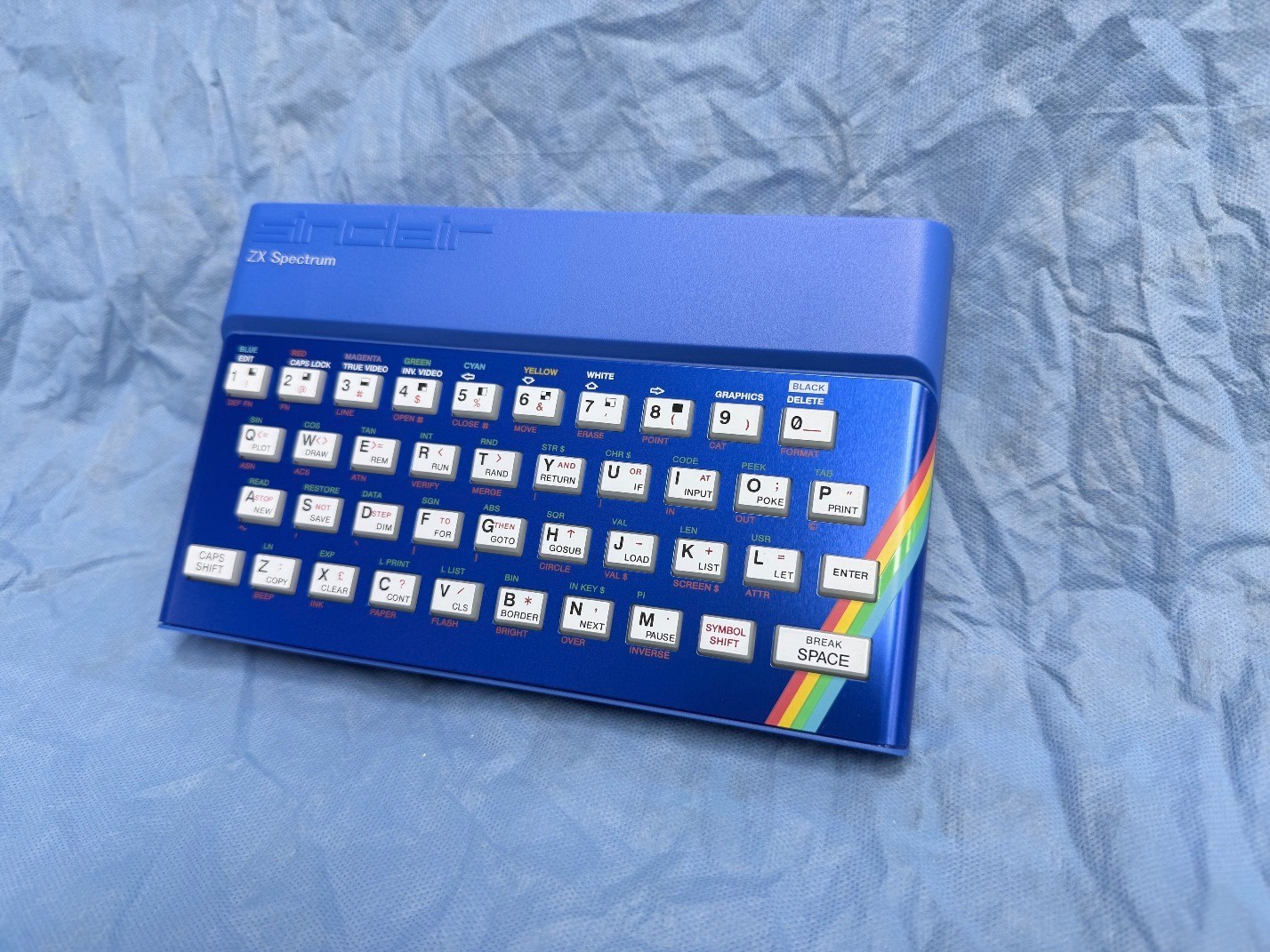 Sinclair ZX Spectrum 16K / 48K Replacement Case - Repro Set Blue