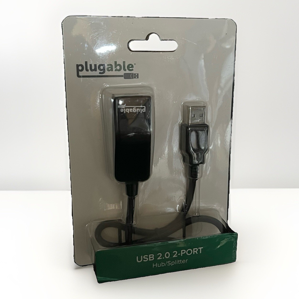 Plugable USB2-2PORT USB 2.0 2-Port Ultra Compact Hub 480Mbps New Sealed