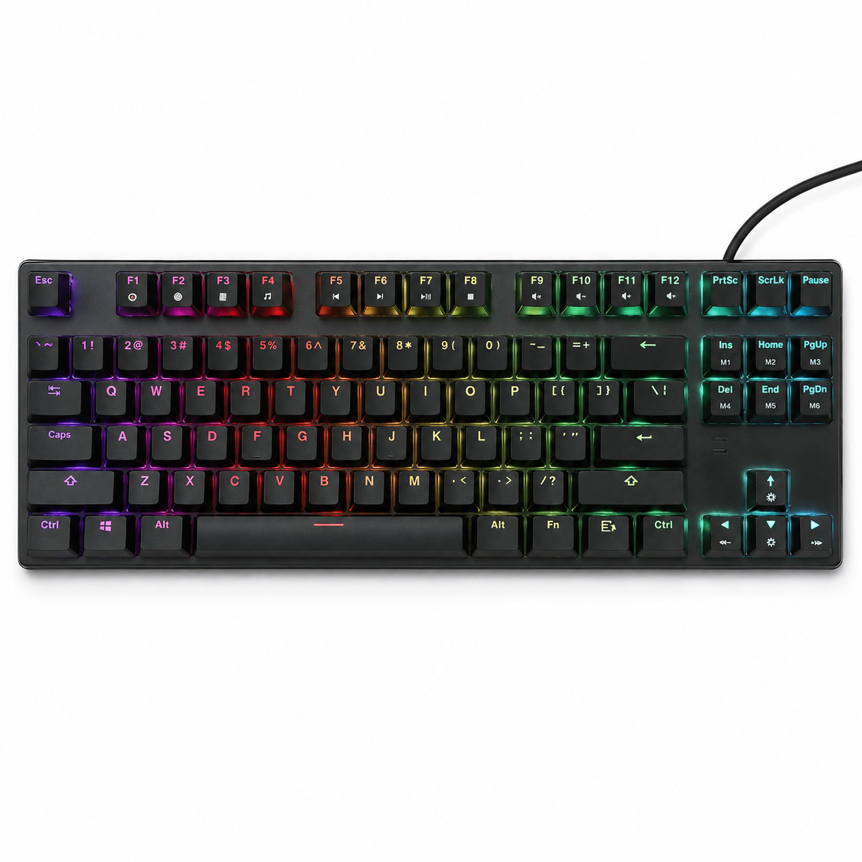 Tecware Phantom 87 Key RGB Mechanical Gaming Keyboard Red Switch Hot Swap