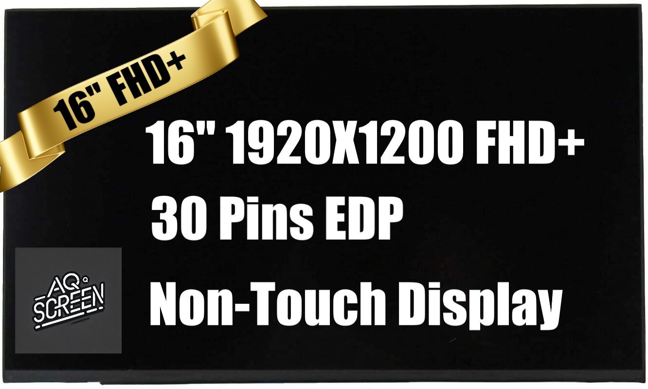 Dell PRO 16 PC16250 PC16255 P134F 16" FHD+ IPS LCD Screen 30 pins LED Display