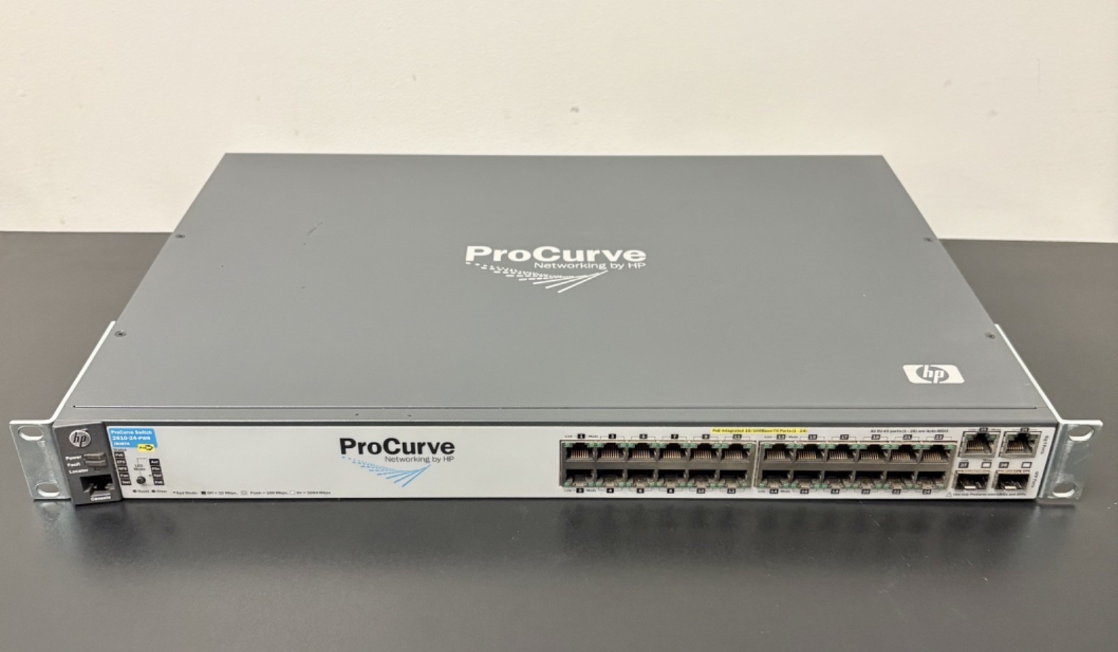 HP ProCurve Switch 2610-24-PWR J9087A Ethernet Switch w/ Power Cord (Loud Fan)