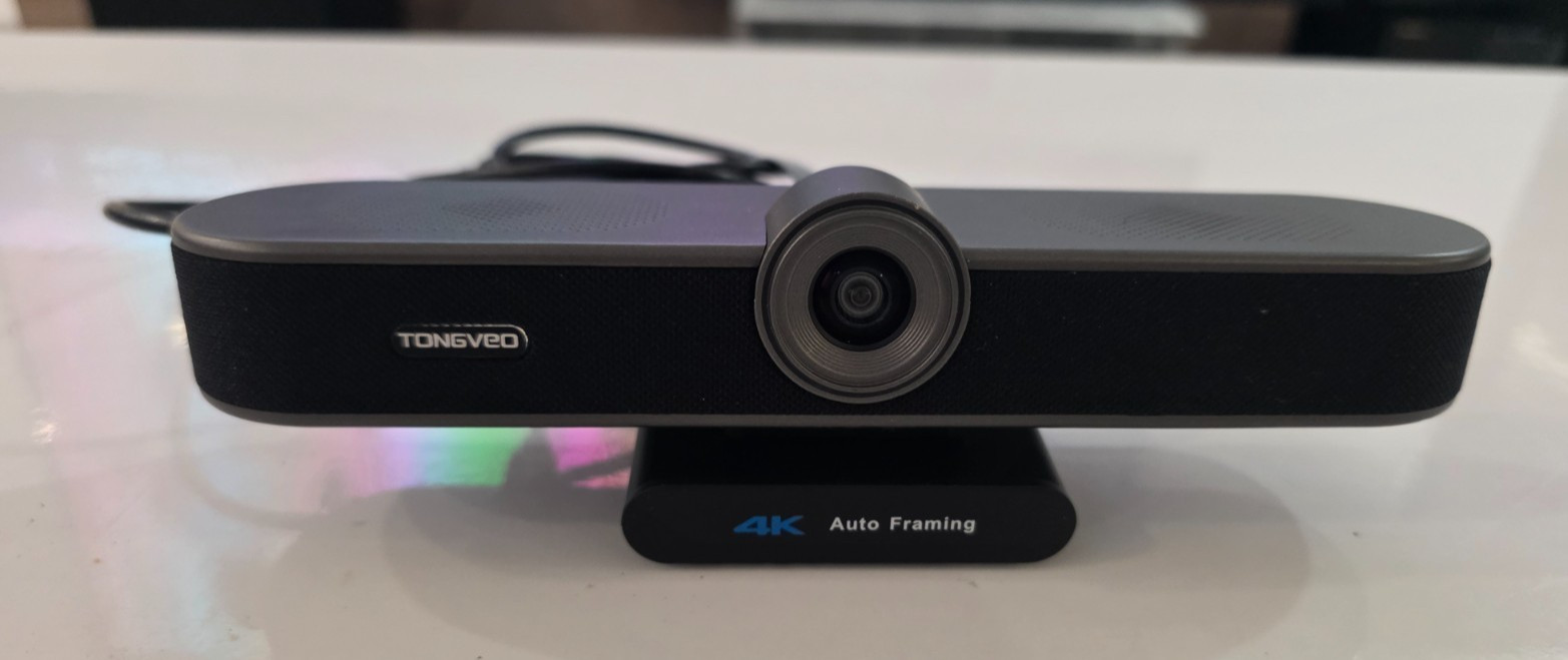 TONGVEO Wide Angle Webcam  Microphone and Speaker USB 1080P