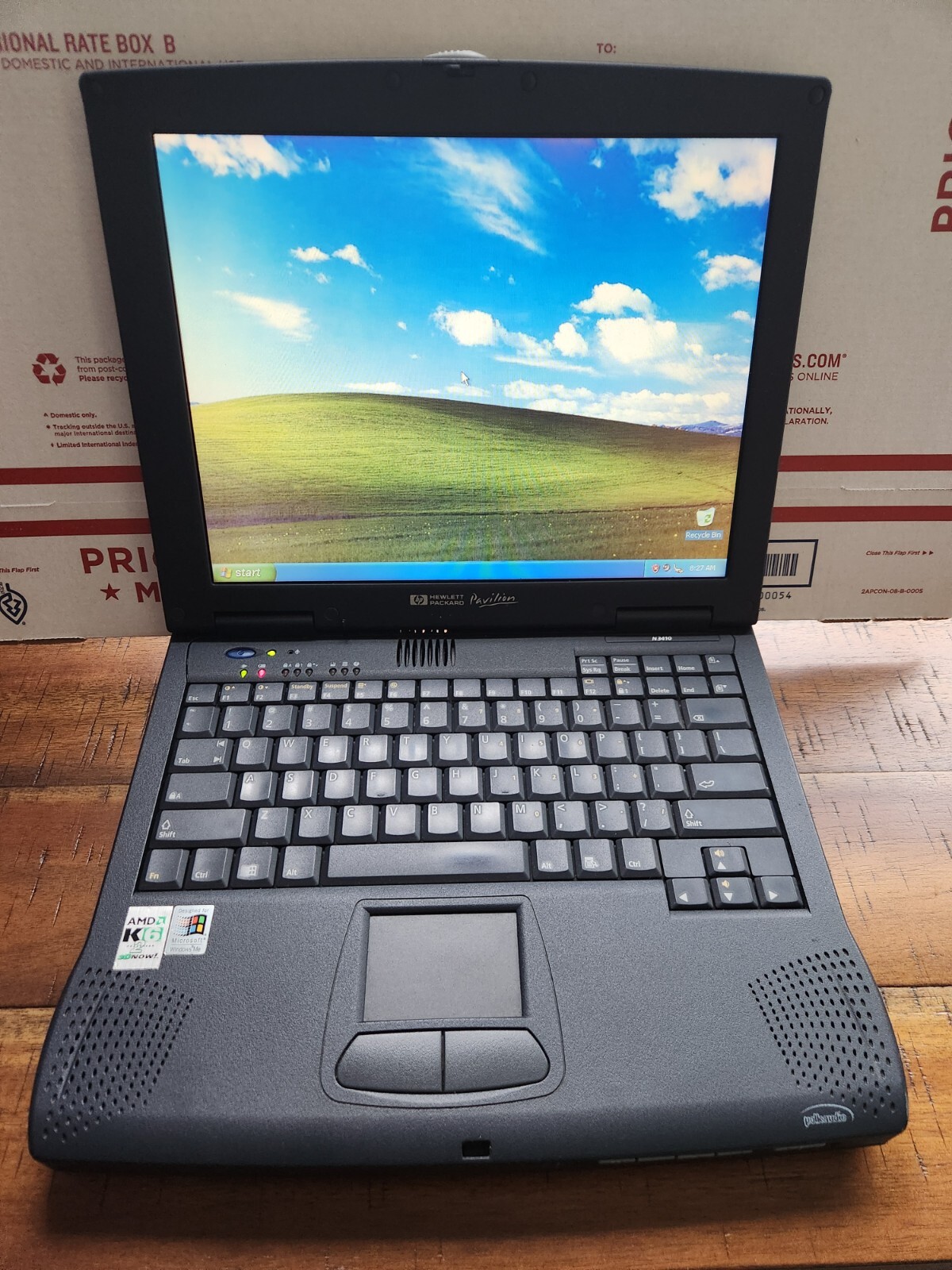 HP Pavilion N3410 12.1'' (AMD-K6®-2 @ 551MHz ,256MB RAM , 6.04GB HDD) Win XP Pro