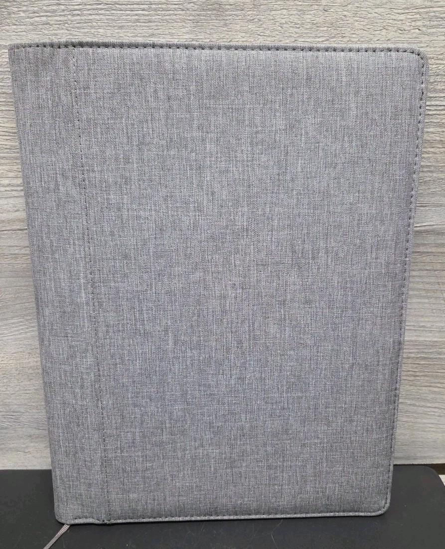 Folio Cover with Rocketbook Core.  Gray Shape With No Wear. B4