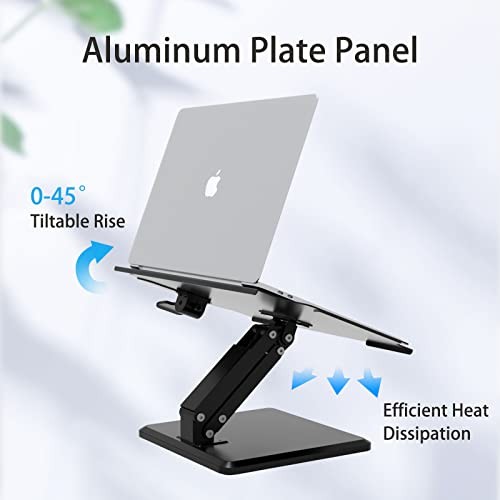 worker Laptop Stand for Desk Adjustable Height, Gas Spring Laptop Holder JOY