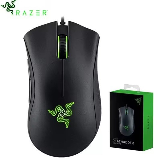 Razer DeathAdder Essesntial USB Gaming Mouse Chroma RGB Lighting 5 buttons