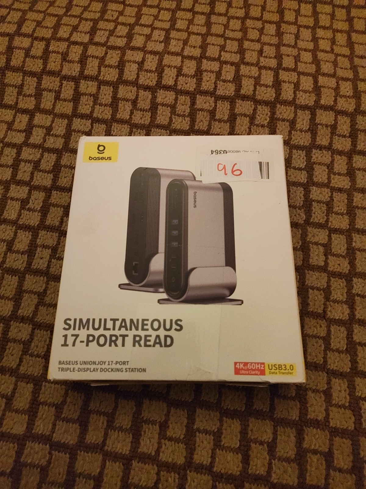 Simultaneous 17-port read/ BASEUS UNIONJOY 17-PORT TRIPLE DOCKING STATION