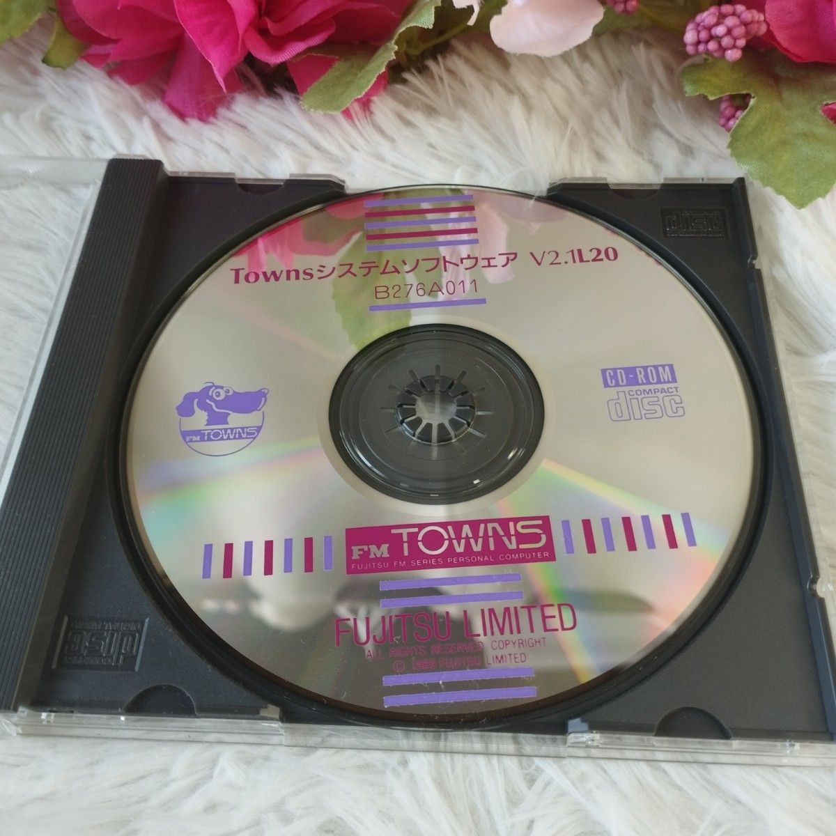 FUJITSU FM TOWNS System Software V2.1L20 CD-ROM B276A011 Optical Disc