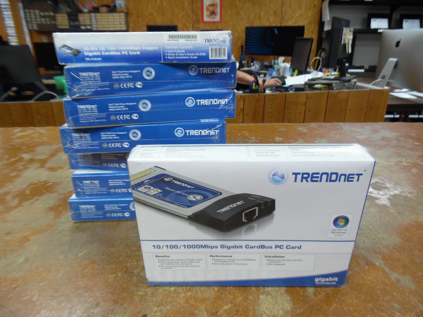 Trendnet Gigabit PC Card TEG-PCBUSR New & Sealed