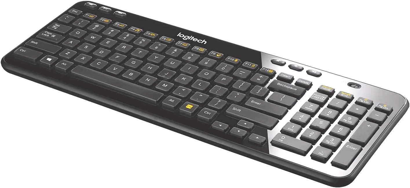 Logitech K360 Full-Size Compact Wireless USB Desktop Keyboard W/ USB RECEIVER
