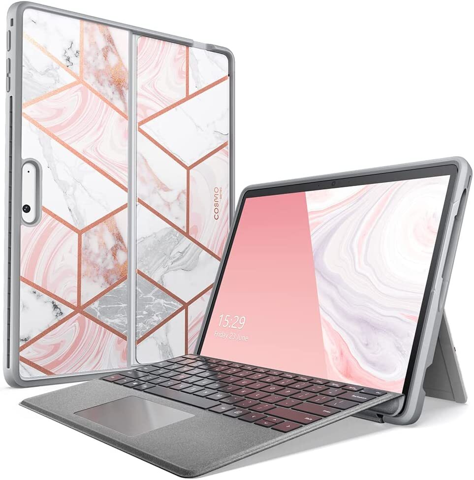 i-Blason Cosmo For Microsoft Surface Pro 9 8 7 6 Slim Stylish Stand Folio Case