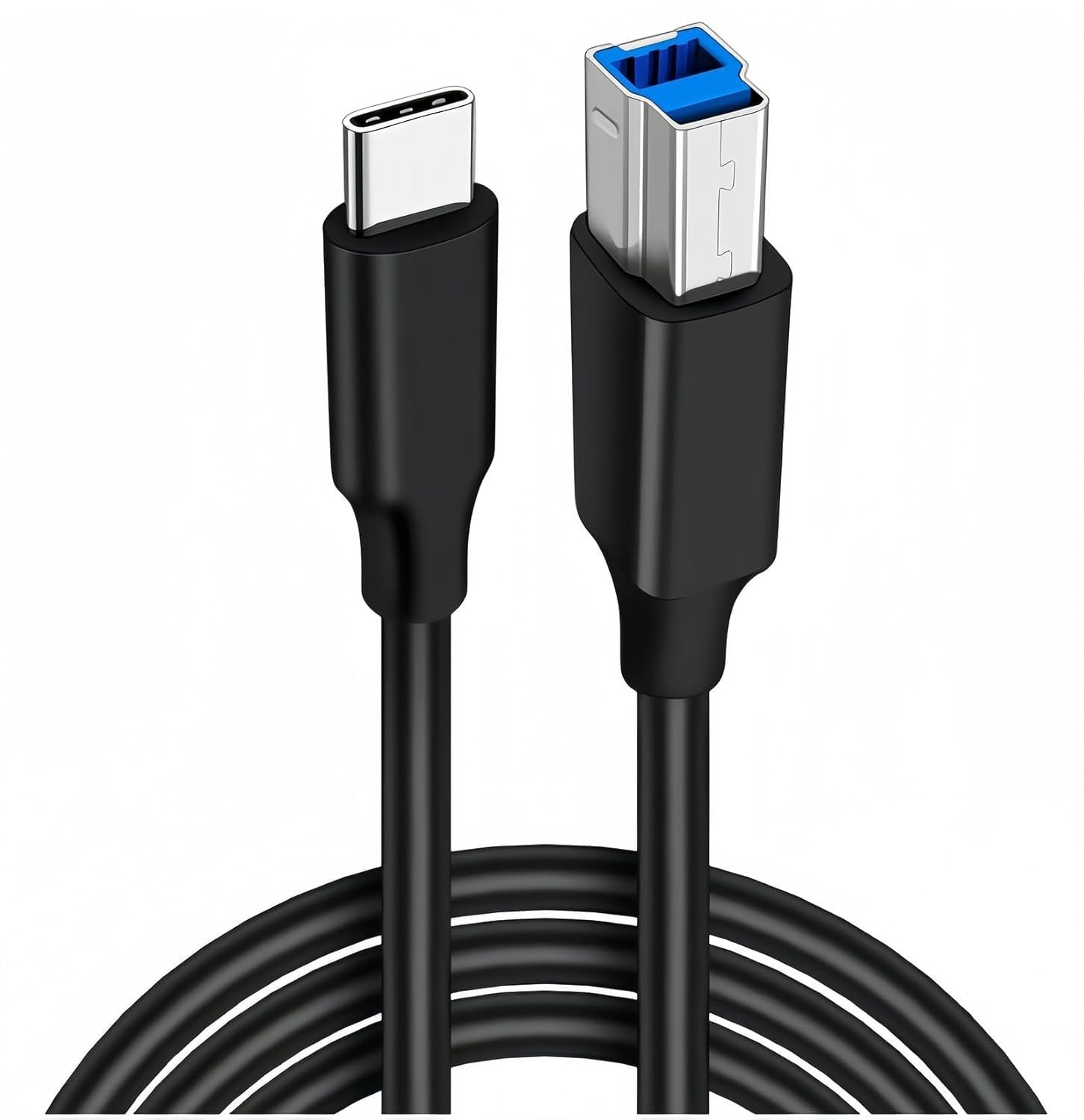 USB 3.0 B Cable 3.3FT, C to USB-B Cable, 3.3 FT USBC Black