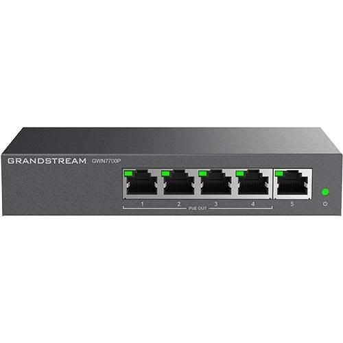 Grandstream GWN7700P Network Switch Unmanaged Unmanaged 5 x 10/100/1000 (Po ~E~