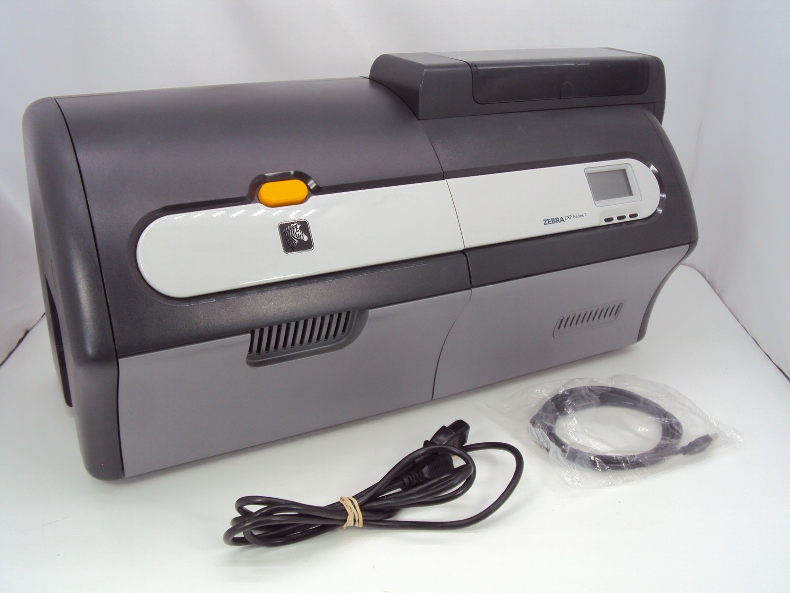 Zebra ZXP Series 7 Z71 300DPI USB Network Single Side ID Card Printer Mag RF
