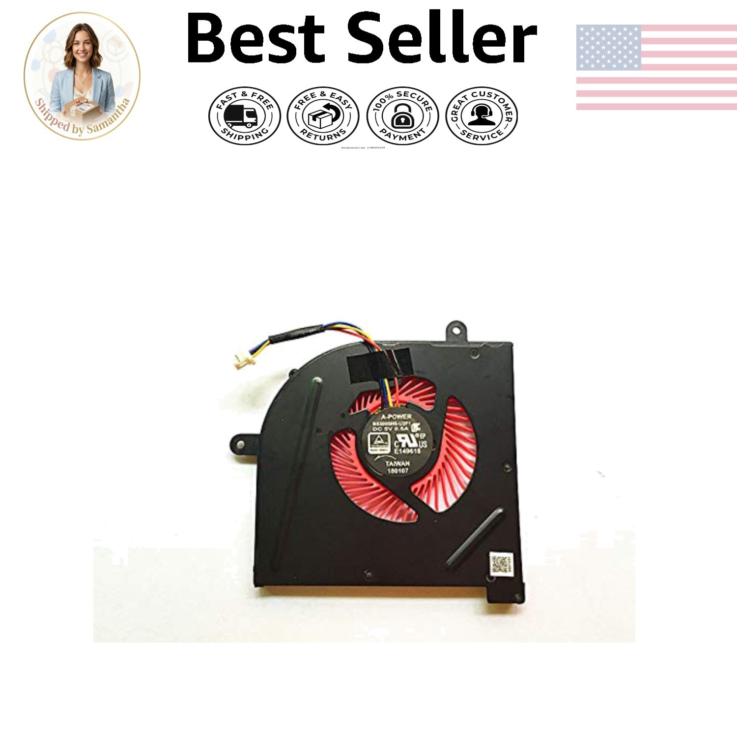 Upgrade Your MSI Laptop with Fleshy Leaf 4000 RPM Cooling Fan Replacement