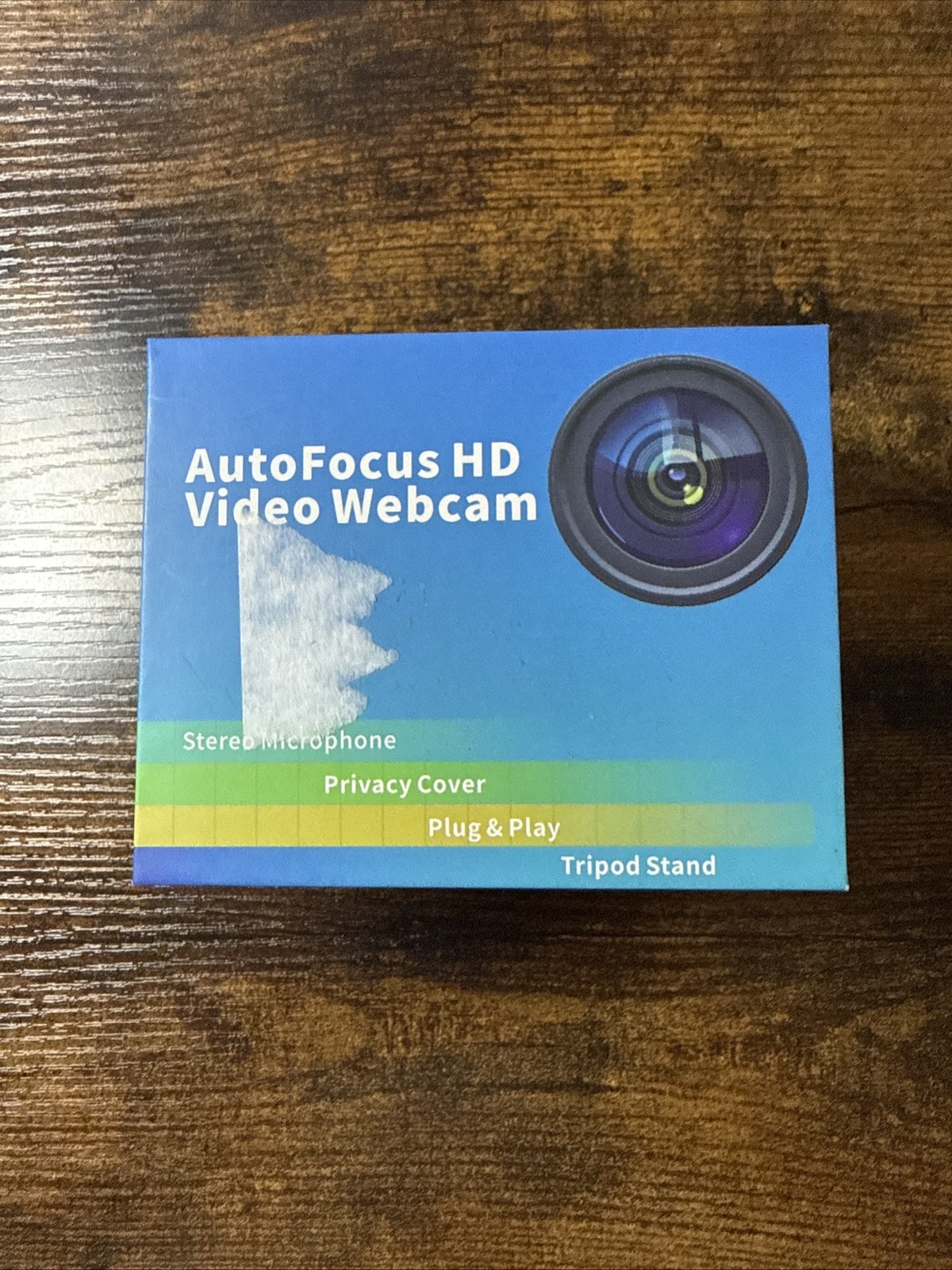 Webcam Autofocus HD 1080p Plug & Play With Built-in Mic And Tripod