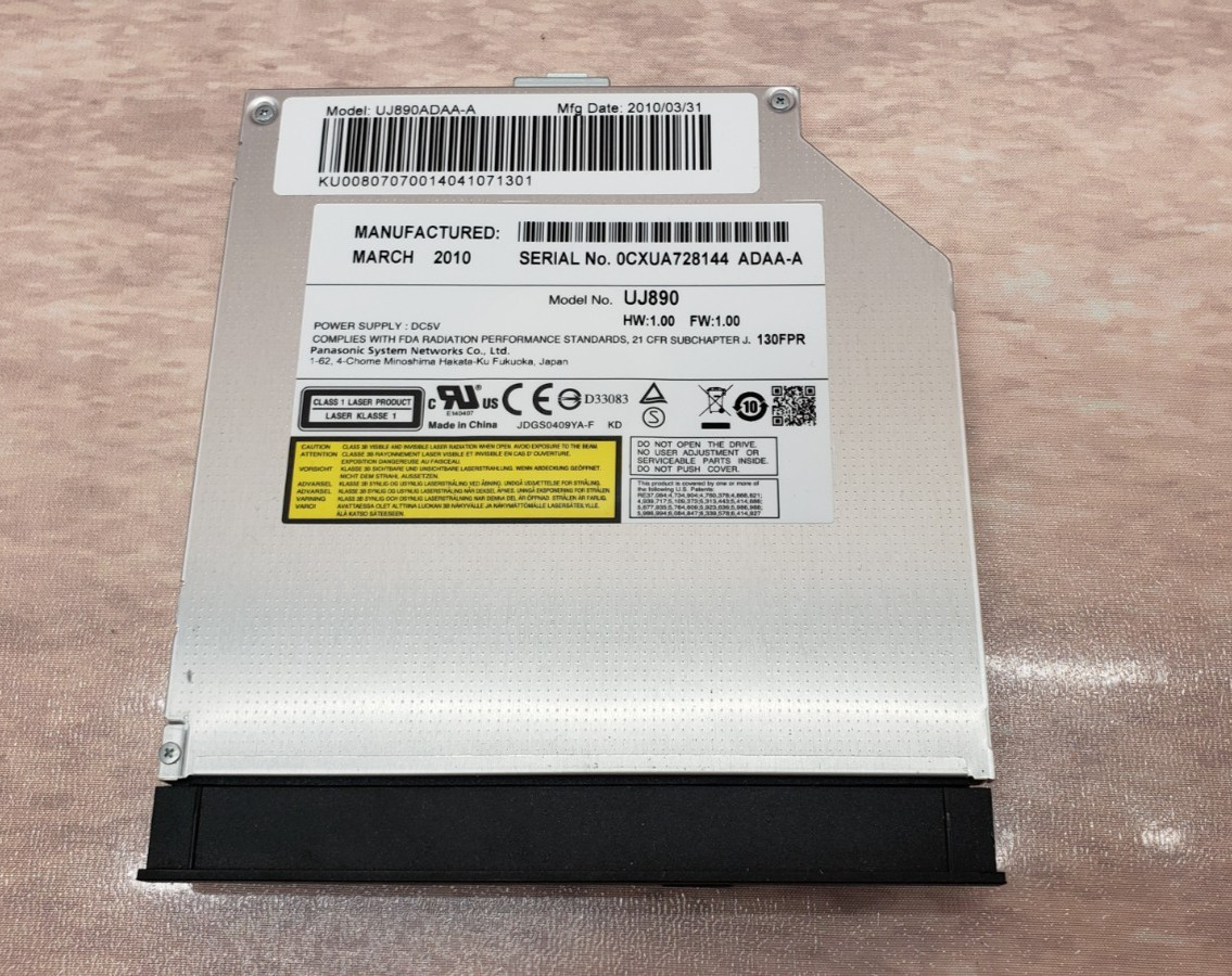 PANASONIC DVDRW # UJ890 DVD±RW CDRW SATA Optical Drive Lenovo IBM