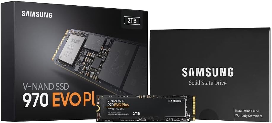 Samsung 970 EVO Plus 2TB NVMe M.2 V-NAND SSD Model: MZ-V7S2T0