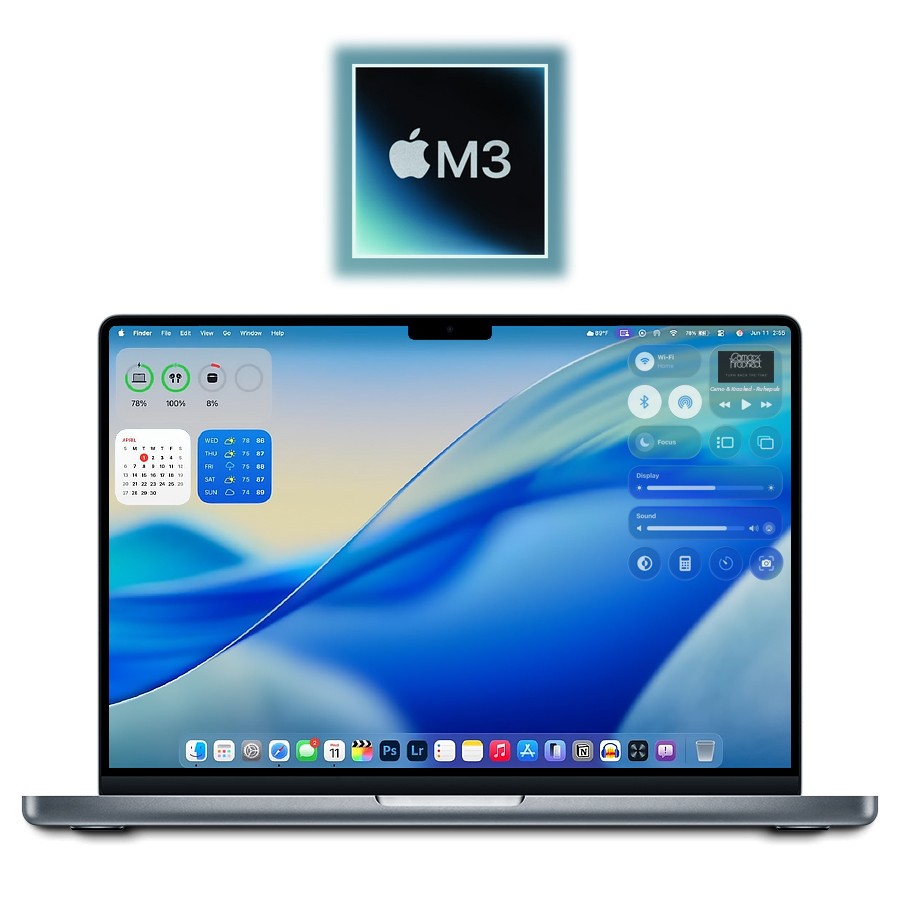 2023 Apple M3 MacBook Pro 14.2" 90%+ Battery 8GB/512GB (Gray) A2918 w/Warranty