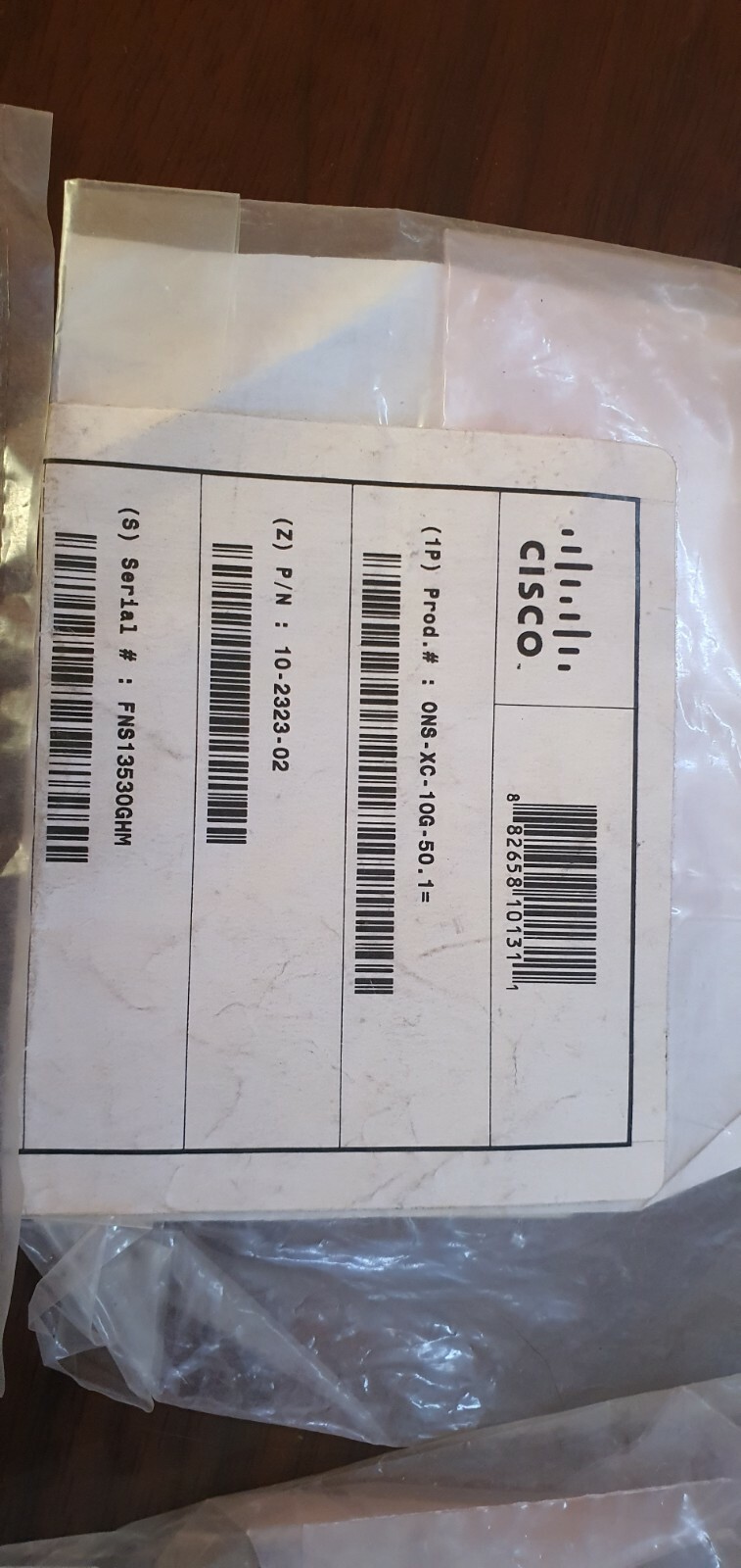 NEW Cisco Genuine ONS-XC-10G-50.1