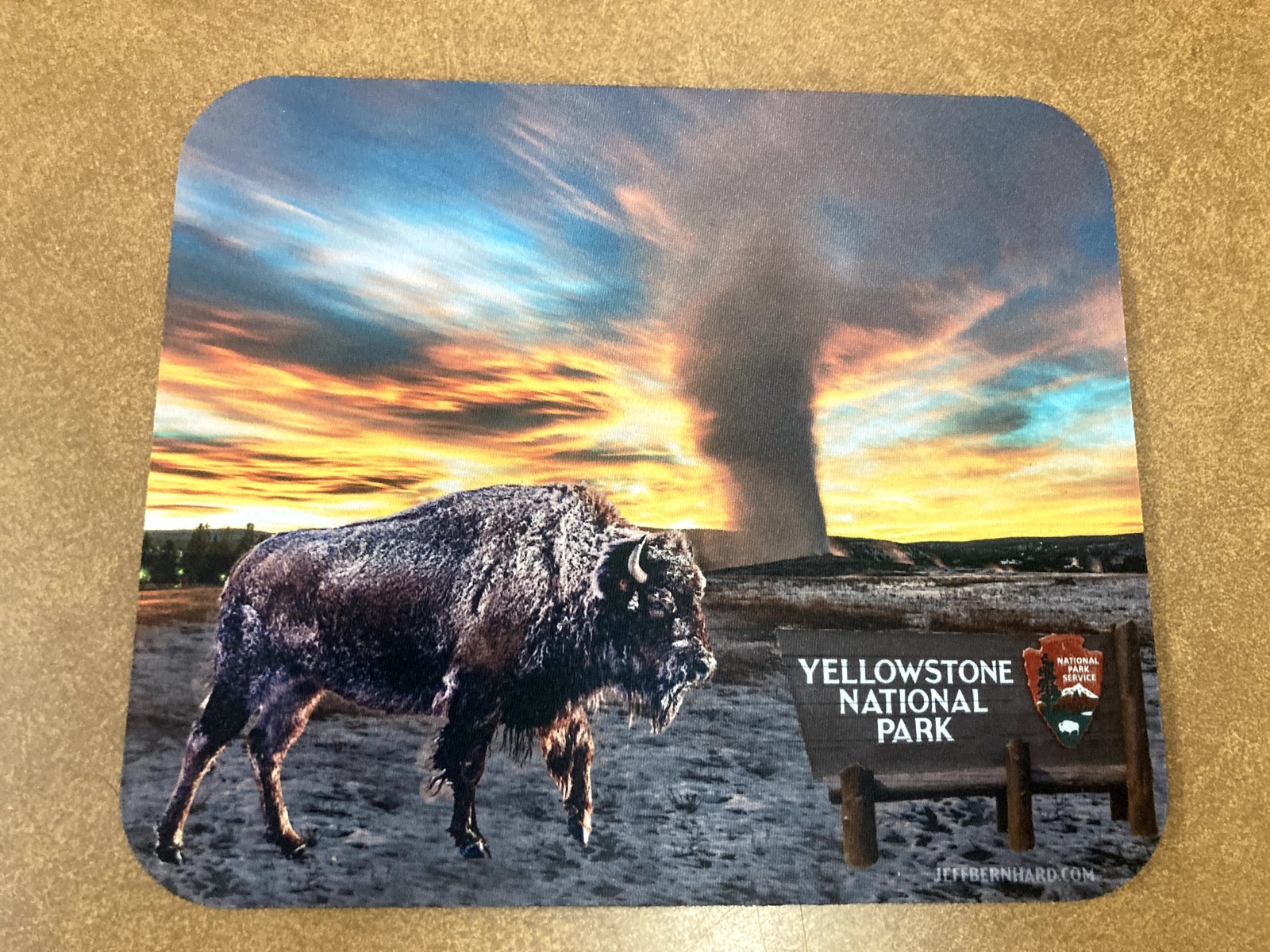 Old Faithful Yellowstone National Park Mouse Pad
