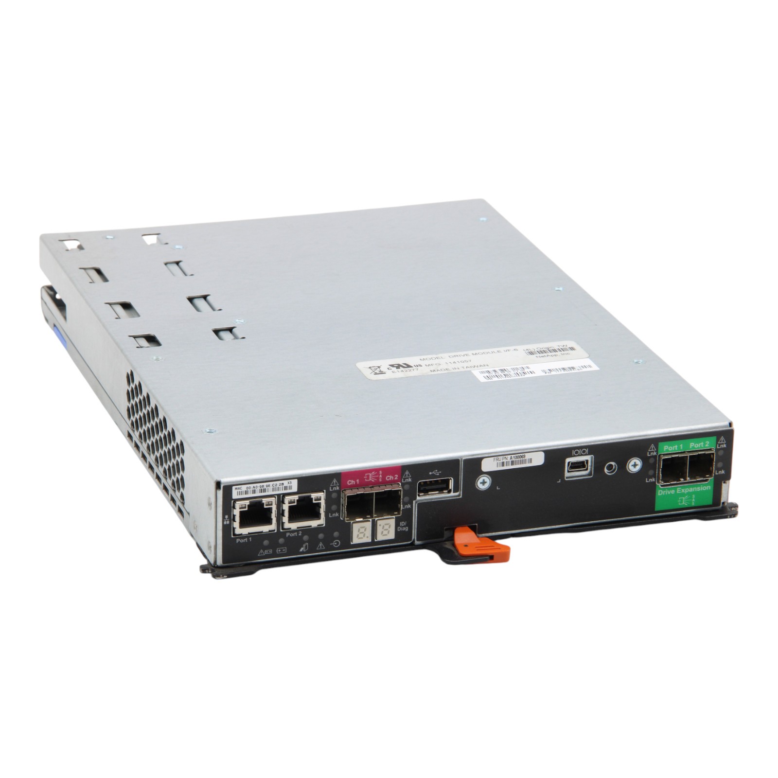 NetApp 111-02853+B0 A100069 I/F-6 SAS-3 12Gb/s Controller Module for E2600