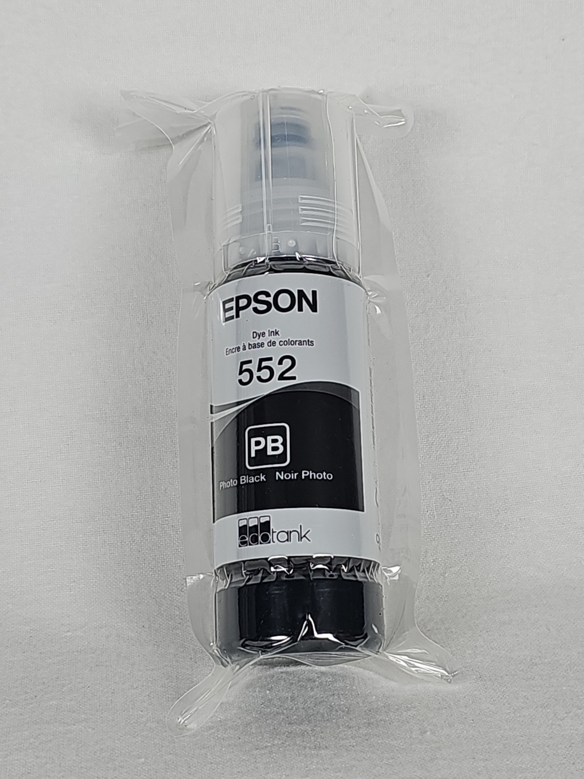 Epson 552 65ml Ink Eco Tank Black Brand New Printer Ink 
