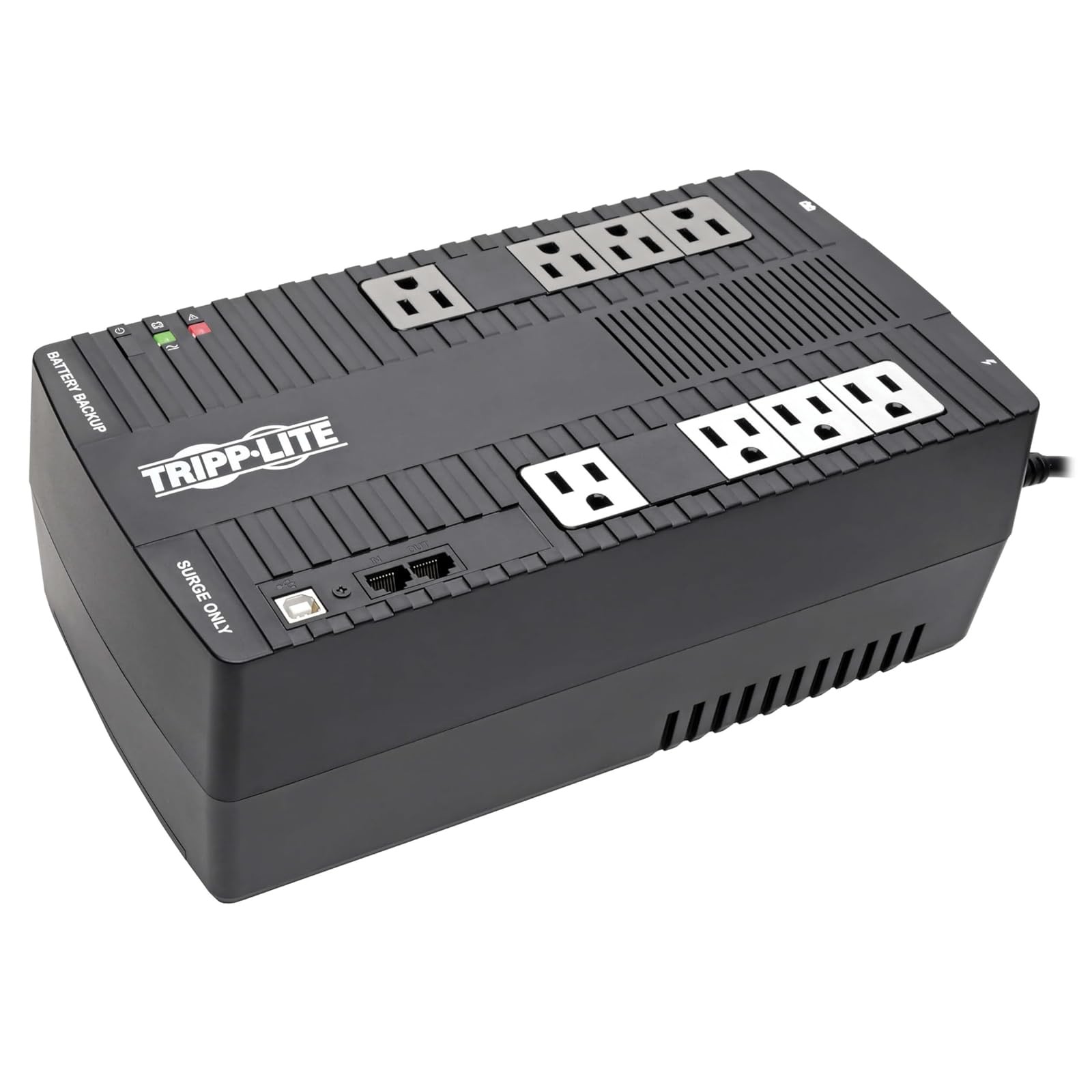 Tripp Lite 550VA UPS Battery Backup AVR 8 Outlet