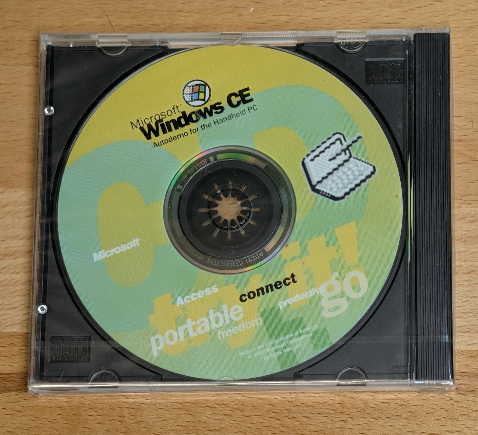 Vintage Microsoft Windows CE Autodemo Handheld PC CD-ROM Sealed New Old Stock