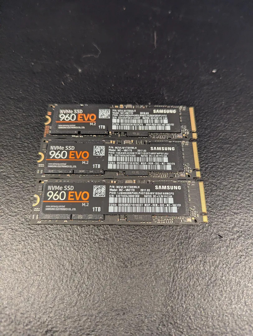 Samsung 960 EVO 1TB NVMe M.2 PCIe SSD New
