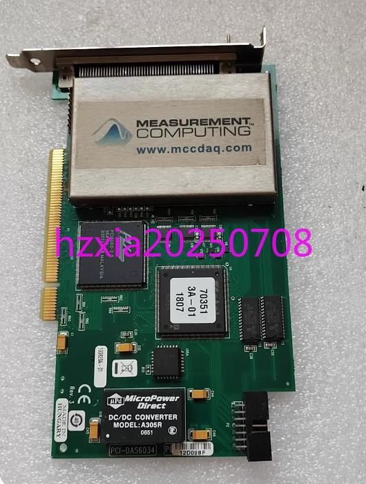 1pc used  MEASUREMENT COMPUTING PCI-DAS6034 acquisition card