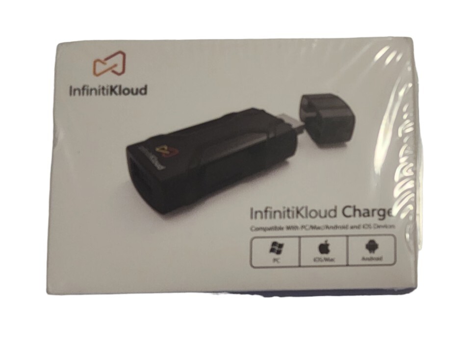 InfinitiKloud Charge - Secure Computer Storage, PC, IOS MAC and Android