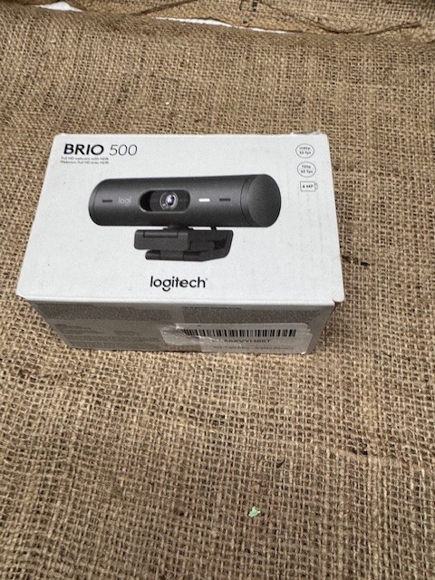 Logitech Brio 500 Full HD Webcam with HDR BLACK (960-001493)*Box damage
