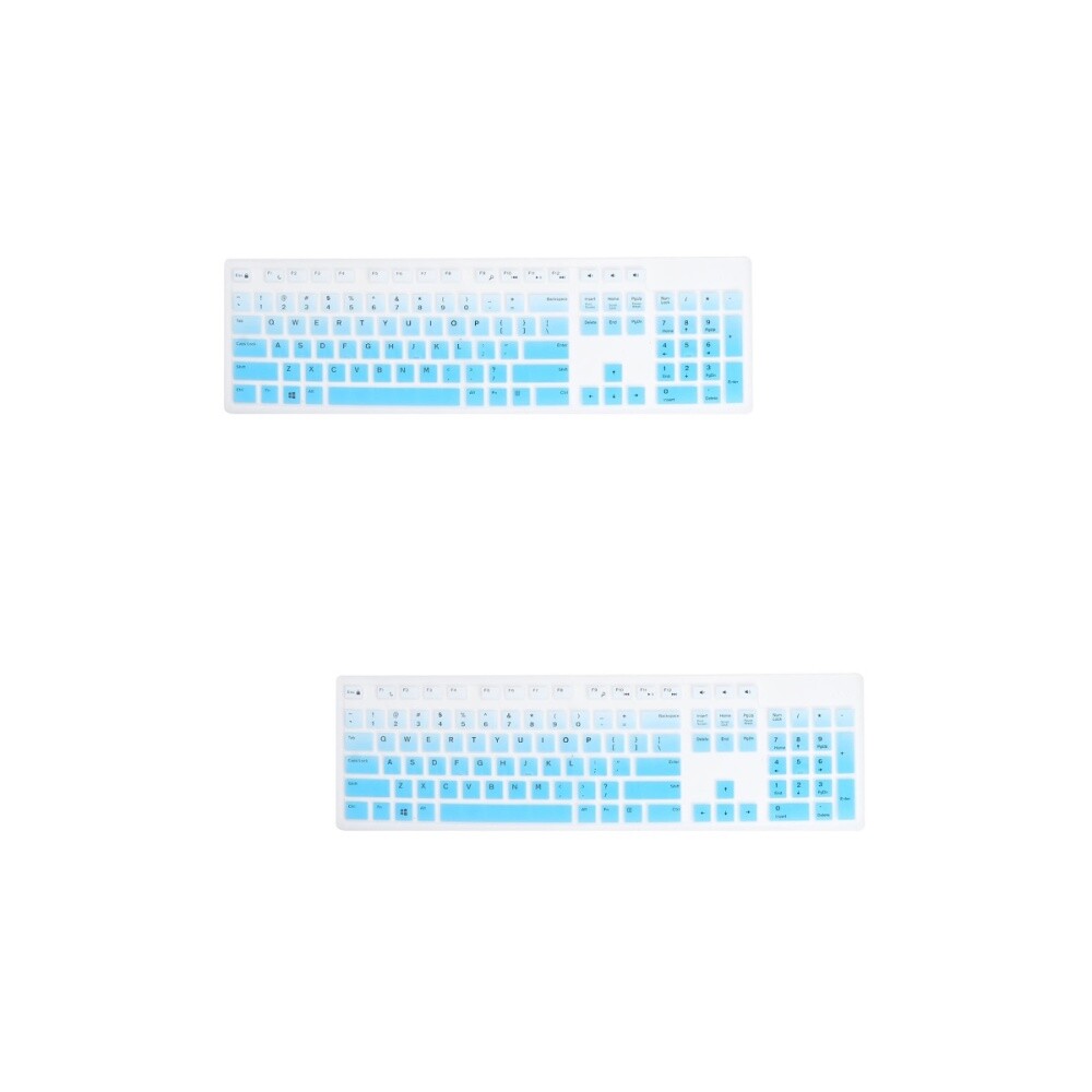 2 pcs Silicone Keyboard Protector Compatible for Dell KB216 Wired Keyboard