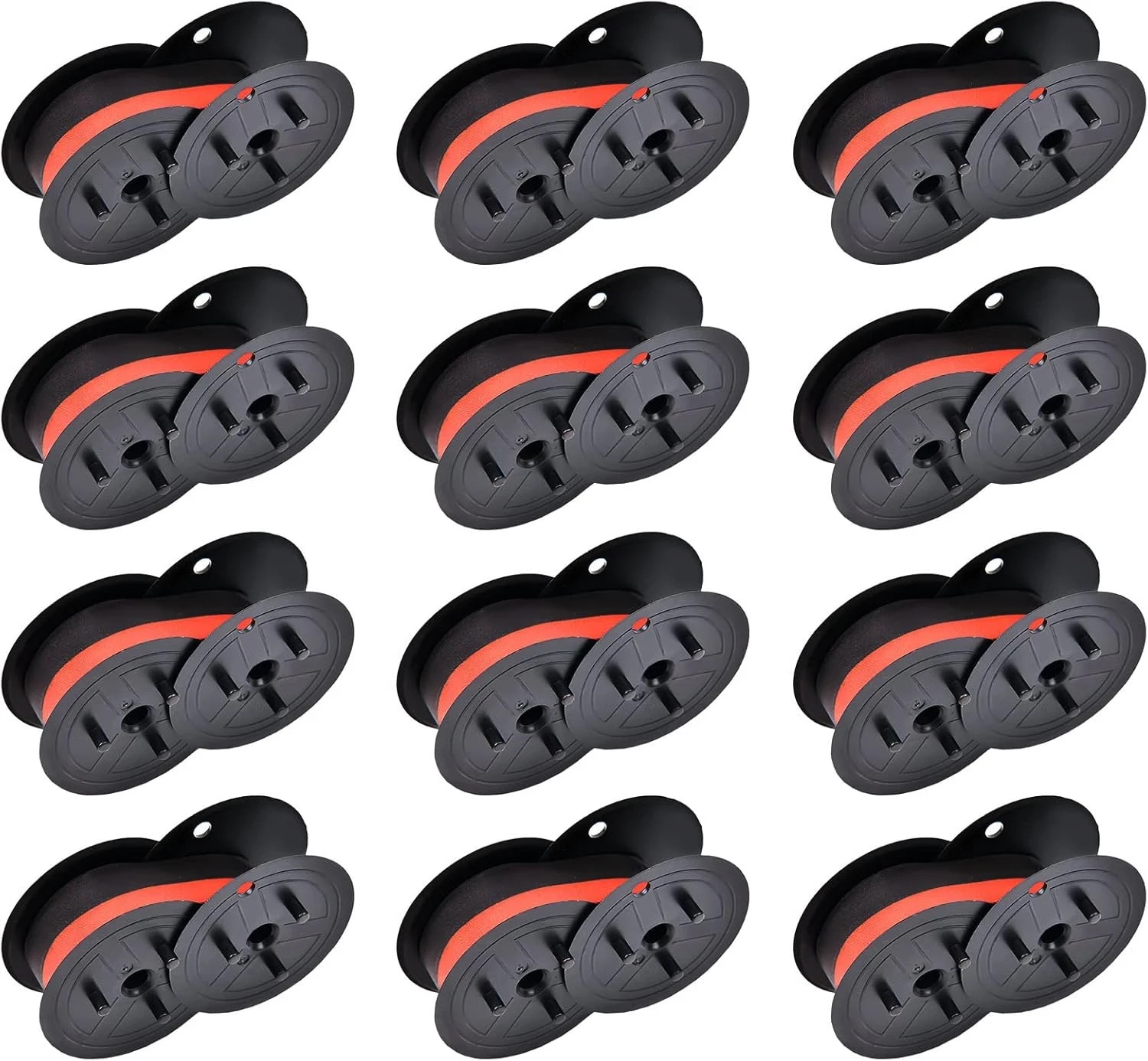 12 Pack Calculator Ribbon Replacement for GR24BR Porelon 11216 Universal Twin Sp