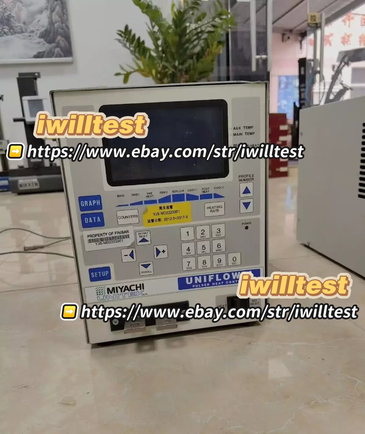 1PC USED Miyachi Unitek Uniflow 4 pulsed heat control Via DHL or FedEX
