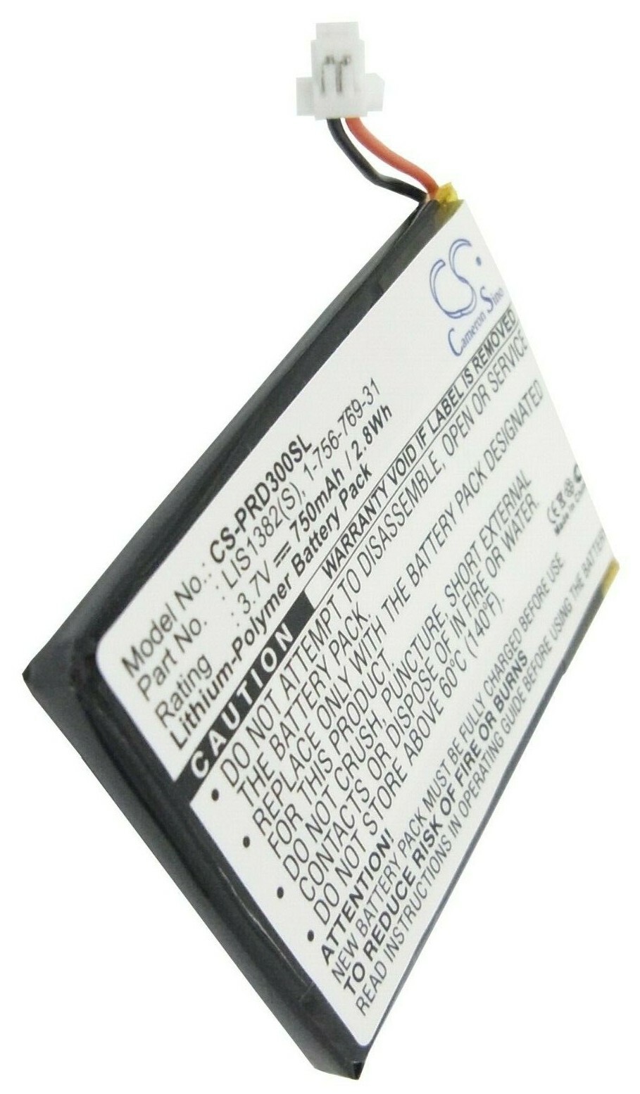 Battery for Sony PRS-300 PRS-300BC PRS-300RC PRS-300SC 1-756-769-31 LIS1382(S) 