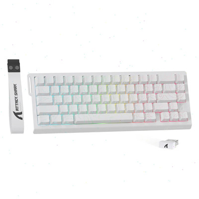 Attack Shark X68 Pro HE Wireless Gaming Keyboard Hot-Swap RGB Tri-Mode